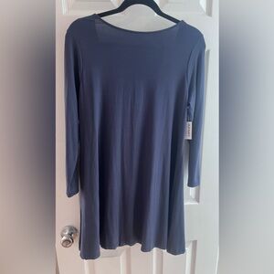Old Navy Navy Blue Long Sleeve Dress